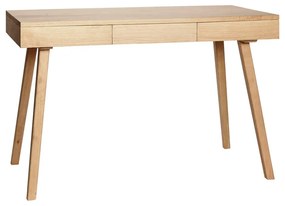 Pracovný stôl v dekore duba 57x120 cm Tripple – Hübsch