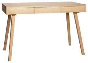 Pracovný stôl v dekore duba 57x120 cm Tripple – Hübsch