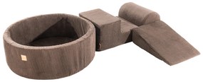 Bazénová zostava Corduroy Brown, 90x30 cm
