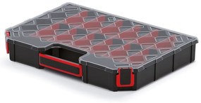 Organizér 39 × 28,4 × 6 cm, prepážky, čierna