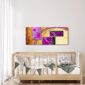 Obraz abstrakcie (120x50 cm)