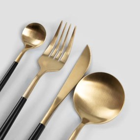 Súprava príborov NOIA zlatá 4 kusy 725678