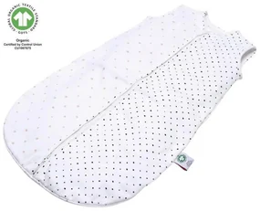 Vak na spanie mušelínový BIO Pink and Black Dots 6-18 m 0,5 tog