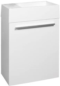 Kúpeľňová skrinka s umývadlom Naturel Verona 46x26 cm biela VERONA46WH, 1 ks