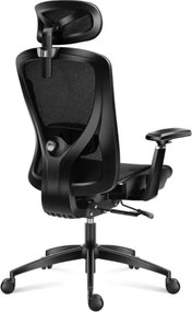 Ergonomická stolička Combat 7.3 Black Mesh