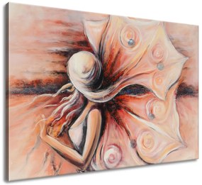 Gario Ručne maľovaný obraz Tajomná neznáma Rozmery: 100 x 70 cm