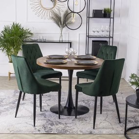 PROXIMA.store - Čalúnená jedálenská stolička CORK FARBA: sivá