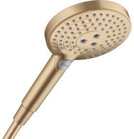 HANSGROHE Raindance Select S ručná sprcha 3jet EcoSmart, priemer 125 mm, kartáčovaný bronz, 26531140