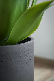 Kvetináč CHICO, sklolaminát, výška 31 cm, antracit