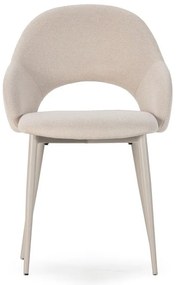 Béžové čalúnené jedálenské stoličky v súprave 2 ks Lia – Marckeric