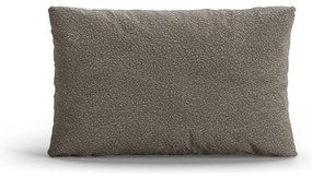 Sivý vankúš na gauč z textílie buklé Poppy – Micadoni