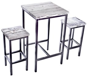 CHYRKA® Barový stôl barová stolička LS barový stôl SAMBOR barový nábytok loft vintage bar priemyselný dizajn ručná práca