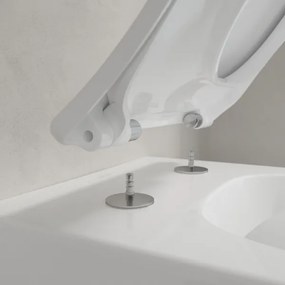 Villeroy & Boch 4611RS01 - Závesné WC s WC sedátkom SoftClose VENTICELLO, keramika/biela