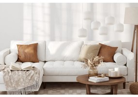 Závesné svietidlo Riffle, 6x biele sklenené tienidlo, w