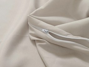 Letný paplón prešívaný 140x200 cm s obliečkou na vankúš SUMMER 45x75 cm, béžový