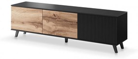 TV stolík Rakom 180 cm dub votan/čierny