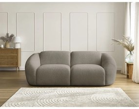 Sivohnedá pohovka z textílie bouclé 230 cm Tina – Bobochic Paris