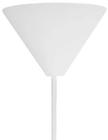 Závesná lampa biela FLAMINGO Beliani