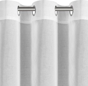 ZÁCLONA NA KRÚŽKOCH ARTEMIDA 350X145 CM BIELA