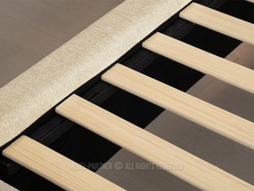 Manželská posteľ 160 cm Asesora 160 (béžová + čierna). Akcia -45%. Vlastná spoľahlivá doprava až k Vám domov. 1137376