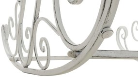 Kovové hojdacie kreslo Smile (SET 2 ks) - Biela antik