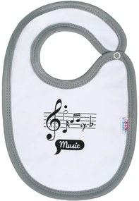 Dojčenský bavlnený podbradník New Baby Music