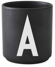 DESIGN LETTERS Porcelánový hrnček/dózička Letters Black 300 ml W