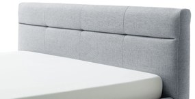Čalouněná postel LOTTE 160x200 s úložným prostorem, modrá