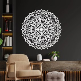SENTOP | Drevená 3D mandala na stenu | Luxusný vyrezávaný obraz do obývačky | SENTOP HDF0251-akcia20