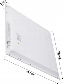PIŁA LED panel 60x60 - 40W - 4000lm - neutrálna biela