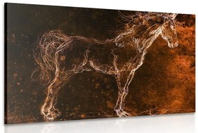 Obraz abstraktný kôň Varianta: 60x40