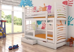 Detská poschodová posteľ Osuna 2 Farba: Grafit