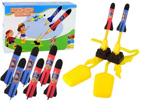 Lean Toys Zábavná hra s raketometom a katapultom