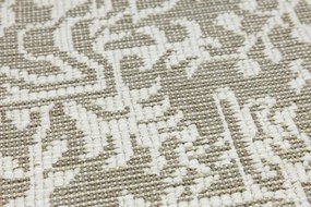 Obojstranný koberec BRUSSELS 205989/10610 béžový / krémový kruh