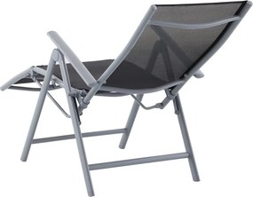 Čierna kovová záhradná stolička Ariola – Garden Pleasure