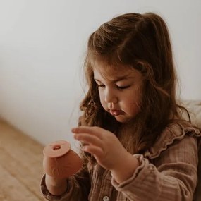 Silikónové stohovacie poháre, zemité