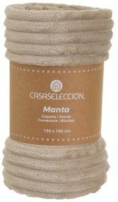 Hnedá deka z mikroplyšu 130x160 cm Fur Velvet – Casa Selección