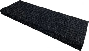 Vopi Nášľapy na schody Rio antracit obdĺžnik, samolepiaci - 24x65 obdĺžnik (rozmer vrátane ohybu)