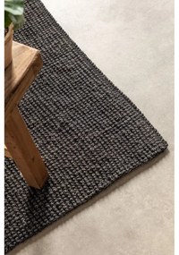 Čierny jutový behúň 80x200 cm Bouclé – Hanse Home