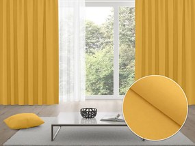 Biante Zatemňovací záves Blackout BKU-109 Horčicový - šírka 140 cm 140x180 cm