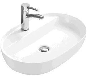 Mexen Adel, umývadlo na dosku 60 x 41 cm, biela, 22166000