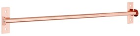 Železná nástenná kúpeľňová tyč vo farbe ružového zlata Premier Housewares