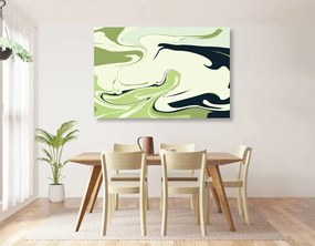 Obraz abstraktný zelený vzor - 120x80