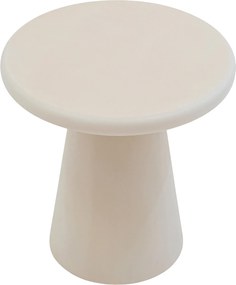 Okrúhly konferenčný stolík Clav 45 cm - béžový