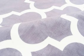 Protišmykový koberec NOVO maroko sivý