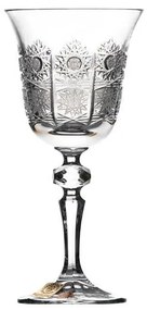 Bohemia Crystal Brúsené poháre na biele víno Laura 12116/57001/170ml (