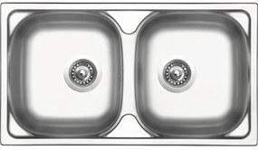 Nerezový drez Sinks Okio 780M Duo 0,5 mm leštený