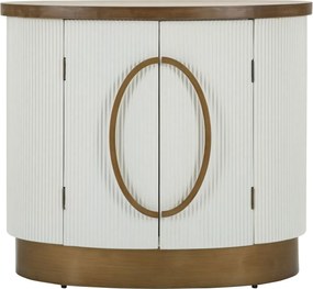 Komoda Tolosa 79 cm biela/jaseň