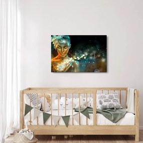 Obraz zlatej víly (90x60 cm)