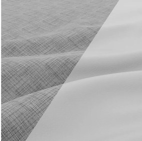 Rohová rozkladacia sedačka LUGO sivá / biela